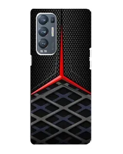Чехол для OPPO Reno5 Pro Plus (5G) с картинкой «Mercedes Carbon Grid»