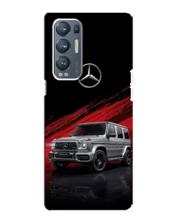 Чехол для OPPO Reno5 Pro Plus (5G) с картинкой «Mercedes G-Class красный»