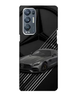 Чехол для OPPO Reno5 Pro Plus (5G) с картинкой «Mercedes AMG — графика»