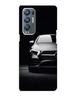 Чехол для OPPO Reno5 Pro Plus (5G) с картинкой «Свет фар Mercedes»