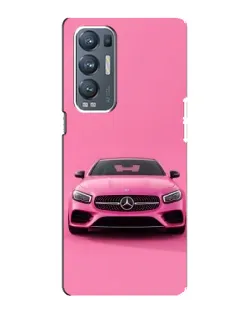 Чехол для OPPO Reno5 Pro Plus (5G) с картинкой «Розовый Mercedes AMG»