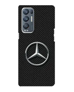 Чехол для OPPO Reno5 Pro Plus (5G) с картинкой «Карбоновый Mercedes стиль»