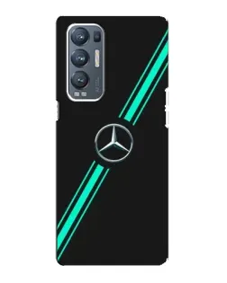 Чехол для OPPO Reno5 Pro Plus (5G) с картинкой «Спортивные линии Mercedes»