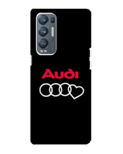 Чехол для OPPO Reno5 Pro Plus (5G) с картинкой «Логотип Audi Heart»