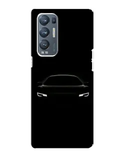 Чехол для OPPO Reno5 Pro Plus (5G) с картинкой «Взгляд Audi в темноте»