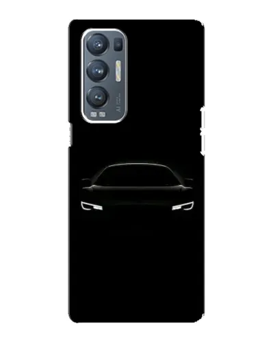 Чехол для OPPO Reno5 Pro Plus (5G) с картинкой «Взгляд Audi в темноте»