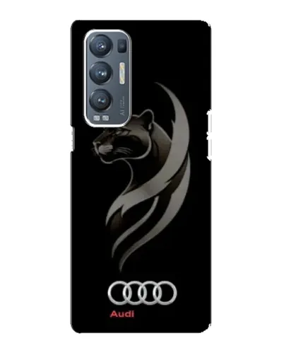 Чехол для OPPO Reno5 Pro Plus (5G) с картинкой «Графика — пантера и Audi»
