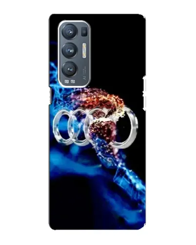Чехол для OPPO Reno5 Pro Plus (5G) с картинкой «Энергия лого Audi»