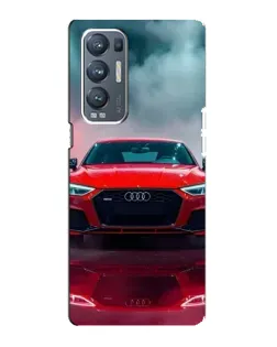 Чехол для OPPO Reno5 Pro Plus (5G) с картинкой «Audi RS — красный стиль»