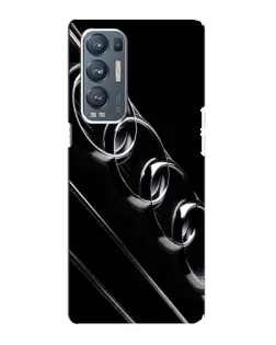 Чехол для OPPO Reno5 Pro Plus (5G) с картинкой «Audi — абстрактные кольца»