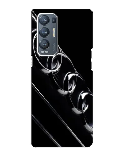 Чехол для OPPO Reno5 Pro Plus (5G) с картинкой «Audi — абстрактные кольца»