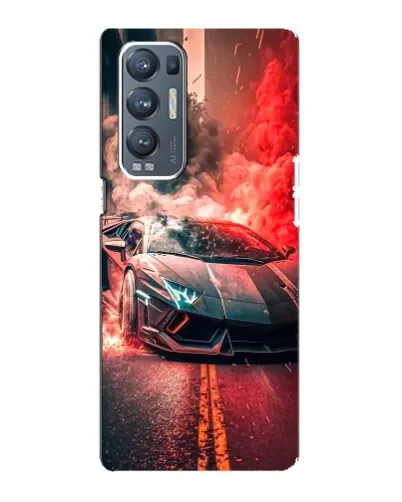 Чохол для OPPO Reno5 Pro Plus (5G) з картинкою «Lamborghini червоний дим» Чохол для OPPO Reno5 Pro Plus (5G) з картинкою «Lamborghini червоний дим»