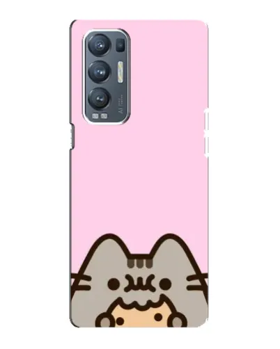 Чехол для OPPO Reno5 Pro Plus (5G) с картинкой «Pusheen и печенье» Чехол для OPPO Reno5 Pro Plus (5G) с картинкой «Pusheen и печенье»