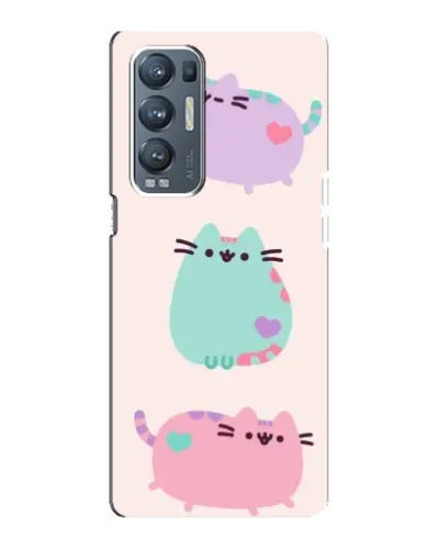 Чехол для OPPO Reno5 Pro Plus (5G) с картинкой «Pusheen трио» Чехол для OPPO Reno5 Pro Plus (5G) с картинкой «Pusheen трио»