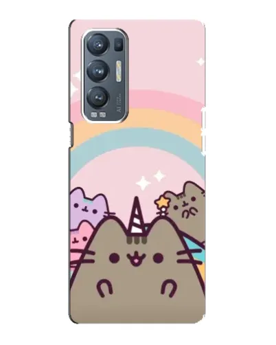 Чехол для OPPO Reno5 Pro Plus (5G) с картинкой «Единорог Pusheen» Чехол для OPPO Reno5 Pro Plus (5G) с картинкой «Единорог Pusheen»