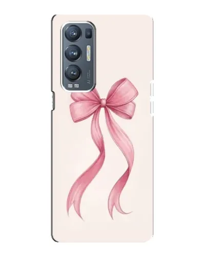 Чехол для OPPO Reno5 Pro Plus (5G) с картинкой «Розовый бант»