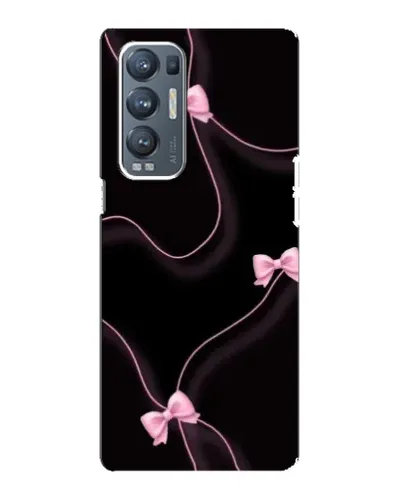 Чехол для OPPO Reno5 Pro Plus (5G) с картинкой «Розовые ленты»