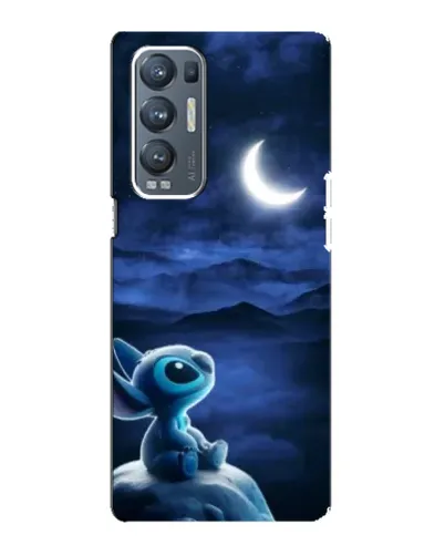 Чехол для OPPO Reno5 Pro Plus (5G) с картинкой «Лунная ночь Стича»