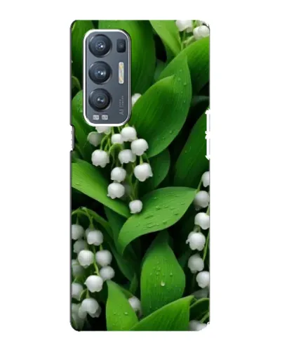 Чехол для OPPO Reno5 Pro Plus (5G) с картинкой «Ландыши в зелени»