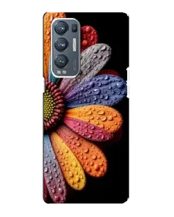 Чехол для OPPO Reno5 Pro Plus (5G) с картинкой «Радужный цветок»