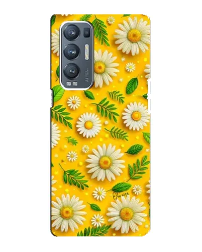 Чехол для OPPO Reno5 Pro Plus (5G) с картинкой «Ромашковое солнце»