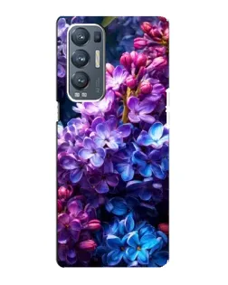 Чехол для OPPO Reno5 Pro Plus (5G) с картинкой «Сиреневый цвет»