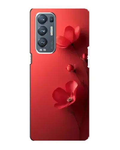 Чехол для OPPO Reno5 Pro Plus (5G) с картинкой «Маковые соцветия»