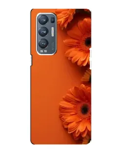Чехол для OPPO Reno5 Pro Plus (5G) с картинкой «Оранжевые герберы»
