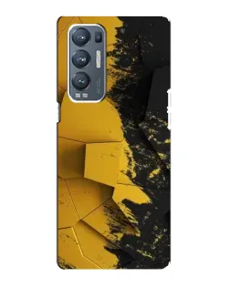 Чохол для OPPO Reno5 Pro Plus (5G) з картинкою «Золоті уламки геометрії»