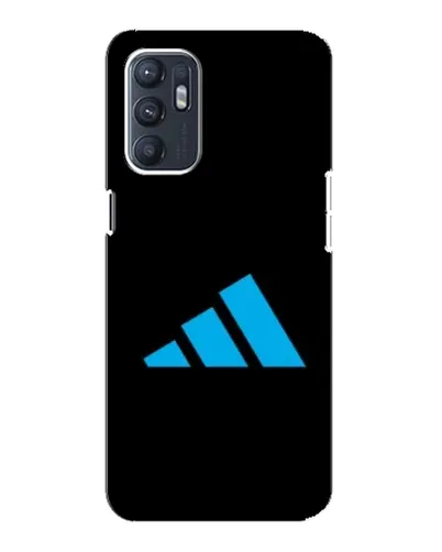Чехол для OPPO Reno6 4G с картинкой «Adidas Cyan Logo»