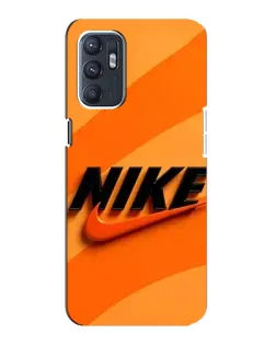 Чехол для OPPO Reno6 4G с картинкой «Оранжевый драйв Nike» Чехол для OPPO Reno6 4G с картинкой «Оранжевый драйв Nike»