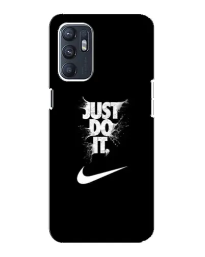 Чехол для OPPO Reno6 4G с картинкой «Текстовый принт Nike» Чехол для OPPO Reno6 4G с картинкой «Текстовый принт Nike»
