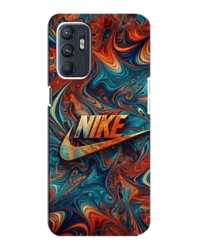 Чехол для OPPO Reno6 4G с картинкой «Nike в абстракции» Чехол для OPPO Reno6 4G с картинкой «Nike в абстракции»