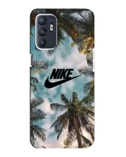 Чехол для OPPO Reno6 4G с картинкой «Тропический принт Nike» Чехол для OPPO Reno6 4G с картинкой «Тропический принт Nike»