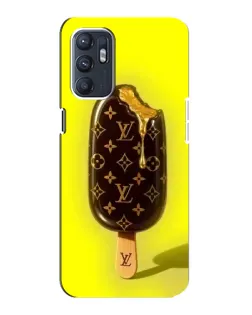 Чехол для OPPO Reno6 4G с картинкой «Мороженое от LV»