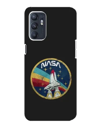 Чехол для OPPO Reno6 4G с картинкой «NASA — эмблема миссии»
