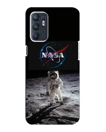 Чехол для OPPO Reno6 4G с картинкой «Астронавт на Луне»