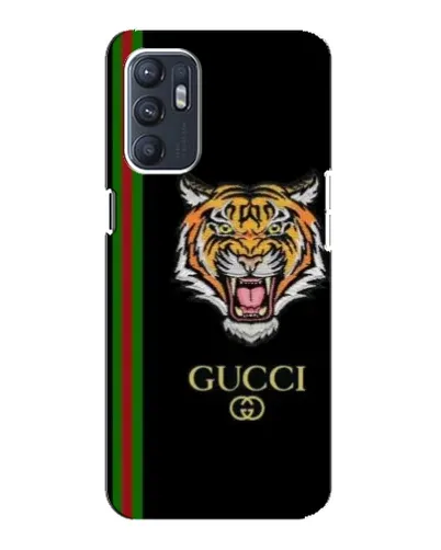 Чехол для OPPO Reno6 4G с картинкой «Тигр Gucci»