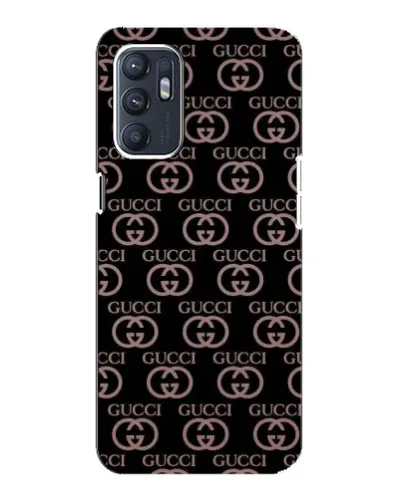 Чехол для OPPO Reno6 4G с картинкой «Классическая монограмма Gucci»