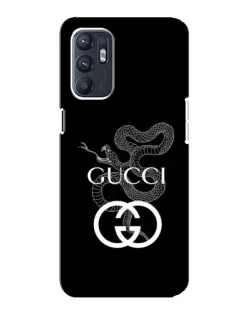 Чехол для OPPO Reno6 4G с картинкой «Gucci — серебряная змея» Чехол для OPPO Reno6 4G с картинкой «Gucci — серебряная змея»