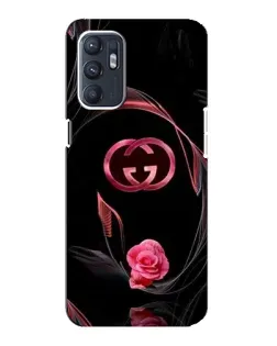 Чехол для OPPO Reno6 4G с картинкой «Gucci — неоновая роза» Чехол для OPPO Reno6 4G с картинкой «Gucci — неоновая роза»