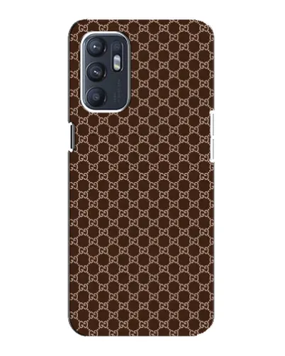 Чехол для OPPO Reno6 4G с картинкой «Gucci — шоколадная сетка» Чехол для OPPO Reno6 4G с картинкой «Gucci — шоколадная сетка»