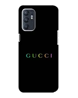 Чехол для OPPO Reno6 4G с картинкой «Gucci — неоновый минимализм» Чехол для OPPO Reno6 4G с картинкой «Gucci — неоновый минимализм»
