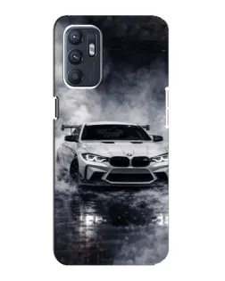 Чехол для OPPO Reno6 4G с картинкой «BMW сквозь туман»