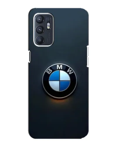 Чехол для OPPO Reno6 4G с картинкой «Логотип BMW — минимализм»