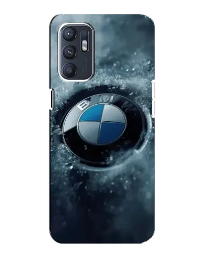 Чехол для OPPO Reno6 4G с картинкой «Логотип BMW — лед» Чехол для OPPO Reno6 4G с картинкой «Логотип BMW — лед»