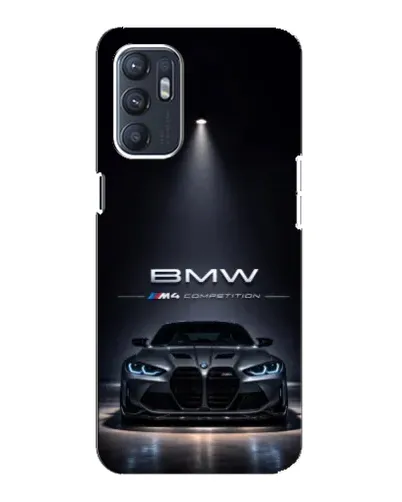 Чехол для OPPO Reno6 4G с картинкой «BMW сквозь ночной город» Чехол для OPPO Reno6 4G с картинкой «BMW сквозь ночной город»