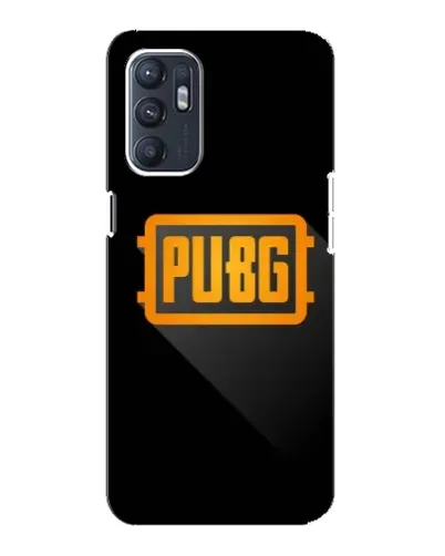 Чехол для OPPO Reno6 4G с картинкой «PUBG — рамка лого»