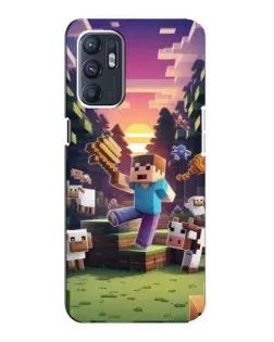 Чохол для OPPO Reno6 4G з картинкою «Стів на фермі» Чохол для OPPO Reno6 4G з картинкою «Стів на фермі»