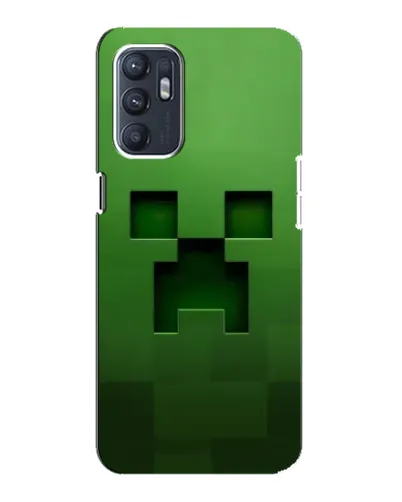 Чехол для OPPO Reno6 4G с картинкой «Крипер микро-дизайн» Чехол для OPPO Reno6 4G с картинкой «Крипер микро-дизайн»
